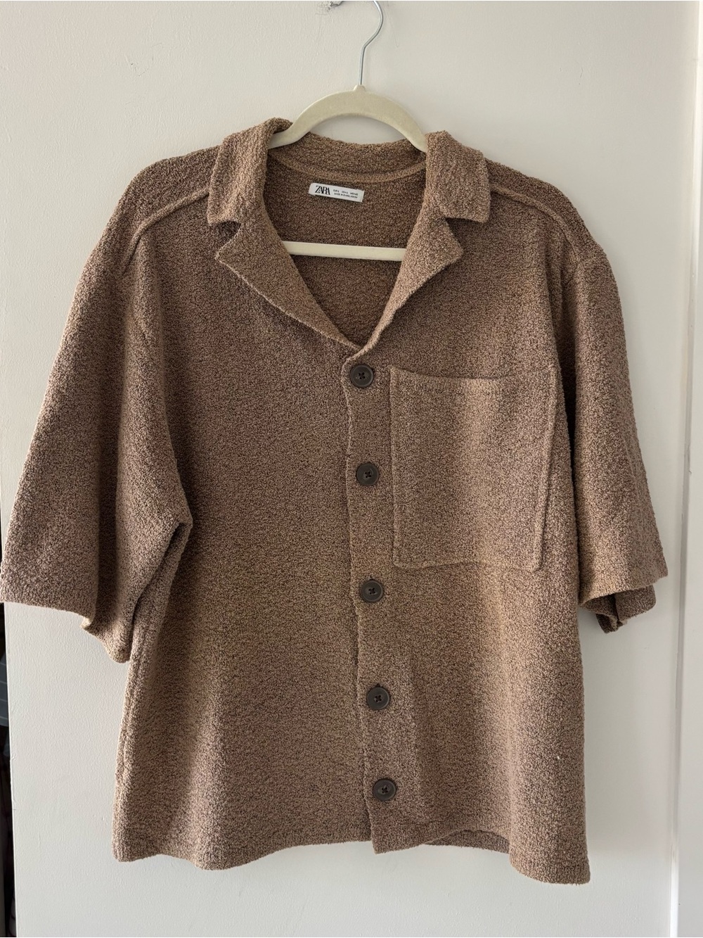 Zara MAN Knit Button Up
